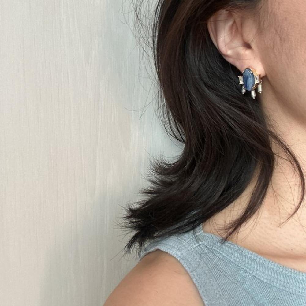 Plata Pearl Earrings Kaiannite