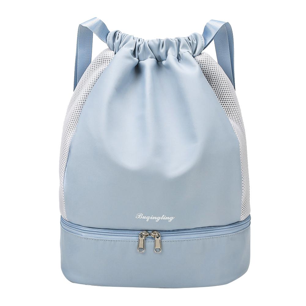 Produktbild von Sportbeutel Junge Jewan Rucksack Mit Kordelzug, Turnbeutel Schwarz Sportbeutel Für Herren Sportrucksack Damen