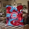 Bayern Munich Theme Fleece Blanket Cozy Soft Plush Blanket For Bedroom Couch Travel