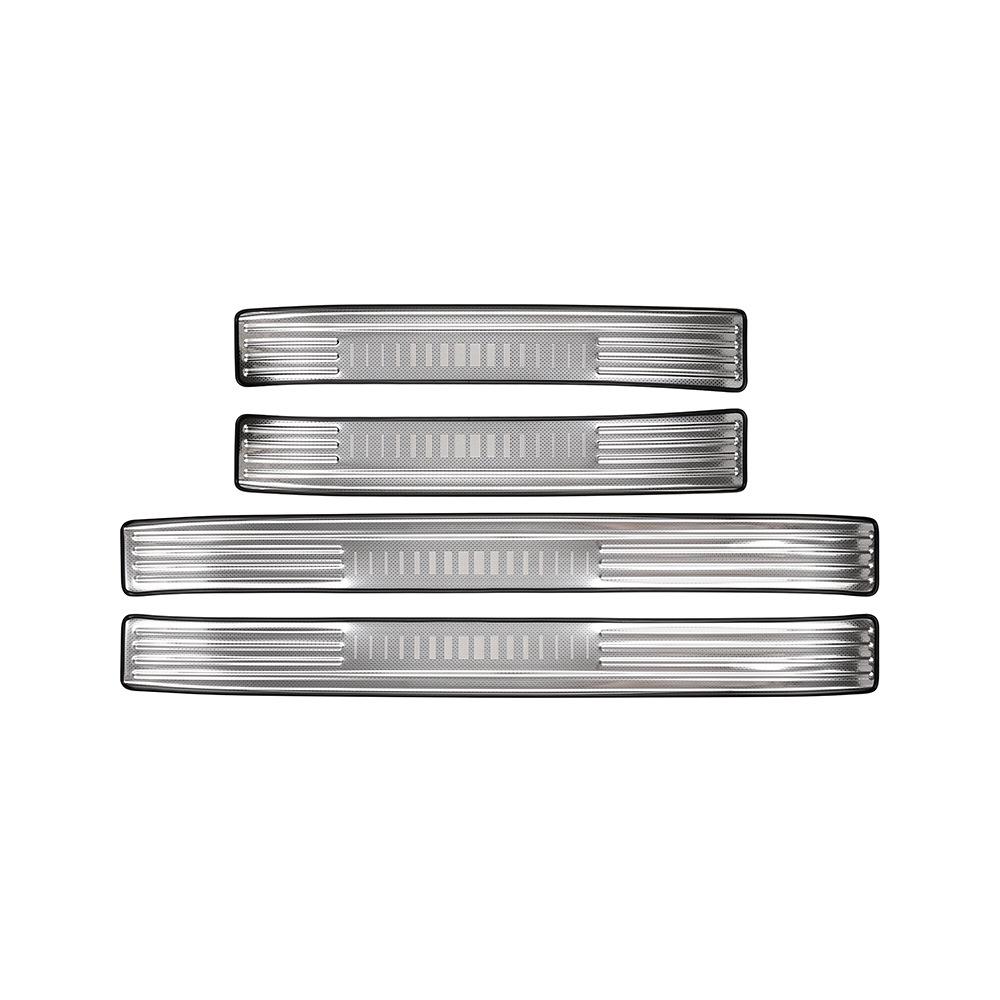 Stainless Steel Door Sill Scuff Plates for Toyota RAV4 (26 Models)