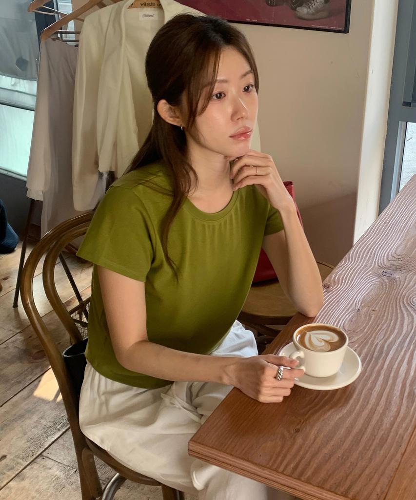 Lugkaeseuteu Paulette Basic T-Shirt / Paulette Basic T-Shirt_6Colors