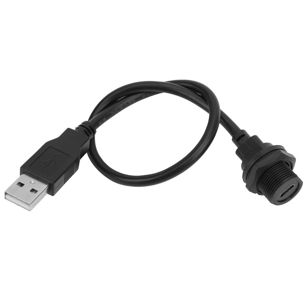 Waterproof USB Connector IP67 MICRO USB Female 2.0 Male with Cable Socket E10MCTFF U2AM(0.3meter )