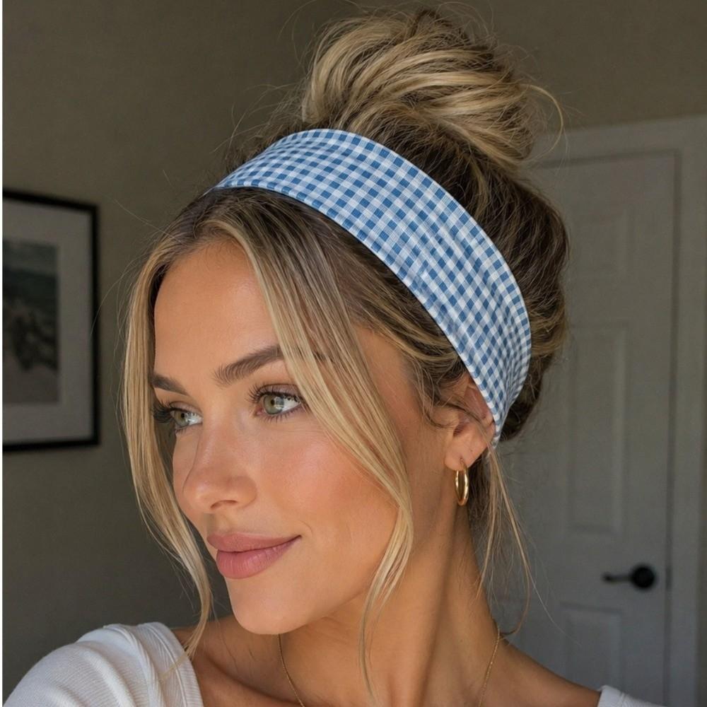 Sweat-absorbent Makeup Headband Polka Dot Sports Headband Retro Hairband Hair Accessories