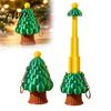 Xmas Tree Fidget Toy Retractable Christmas Longsword Toy, 3D Printed Stress Relief Keychain Keychain, Holiday Mini for Backpack Charm