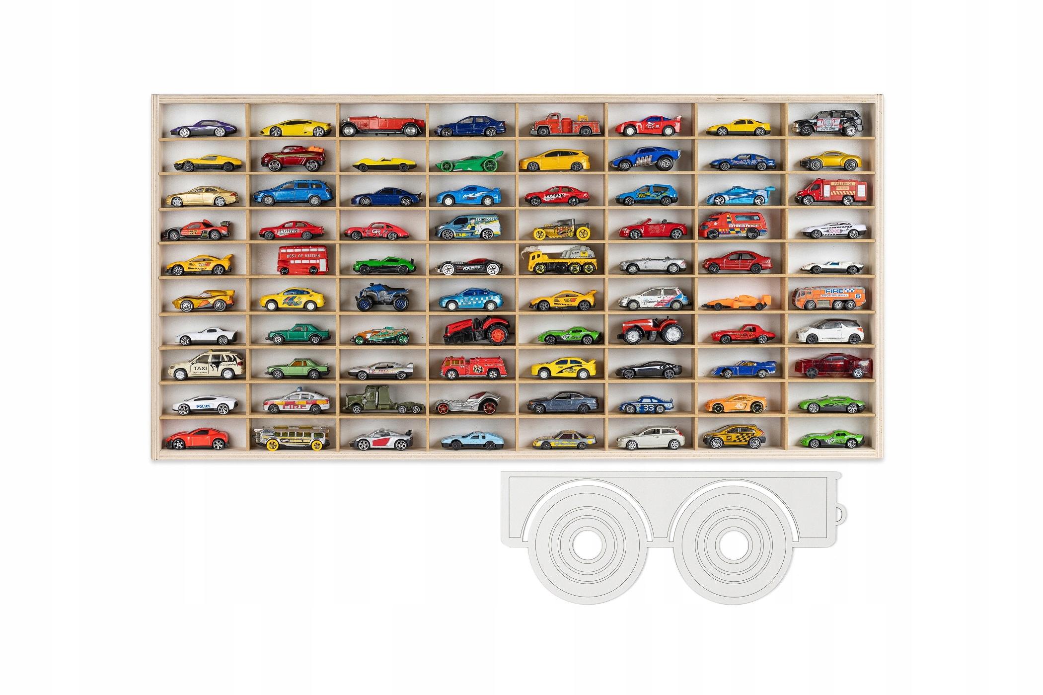 Wooden shelf for cars with springs