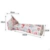 Cat Play Tunnel, Tubular Tent with Ball, Expandable Hideout, Foldable for Ferrets,