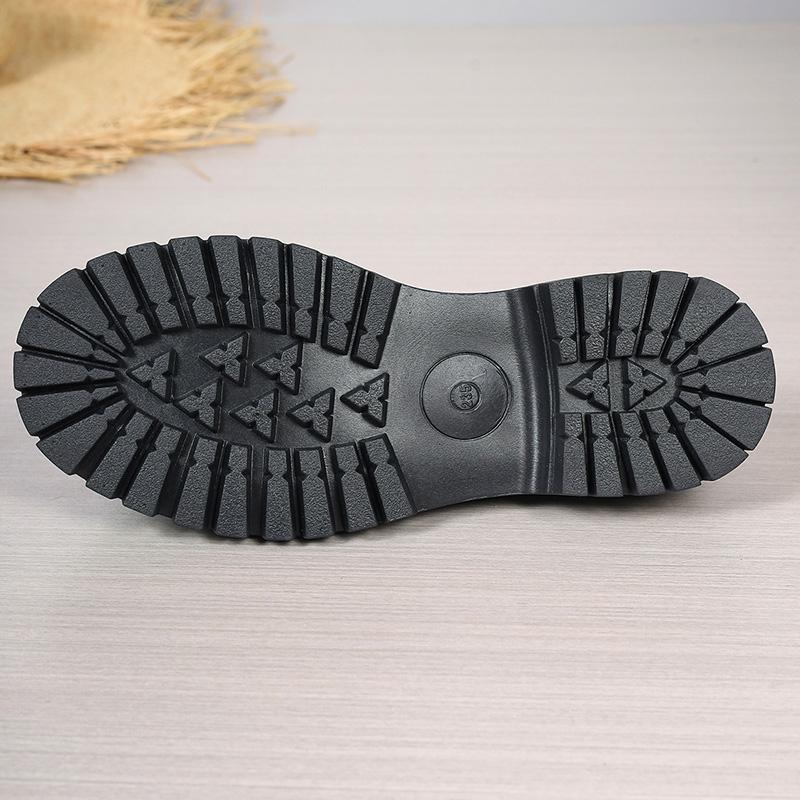 British Style Platform Loafers Women 2024 Plus Size Round Toe Single Shoes Woman Thick Bottom Pu Leather Shoes