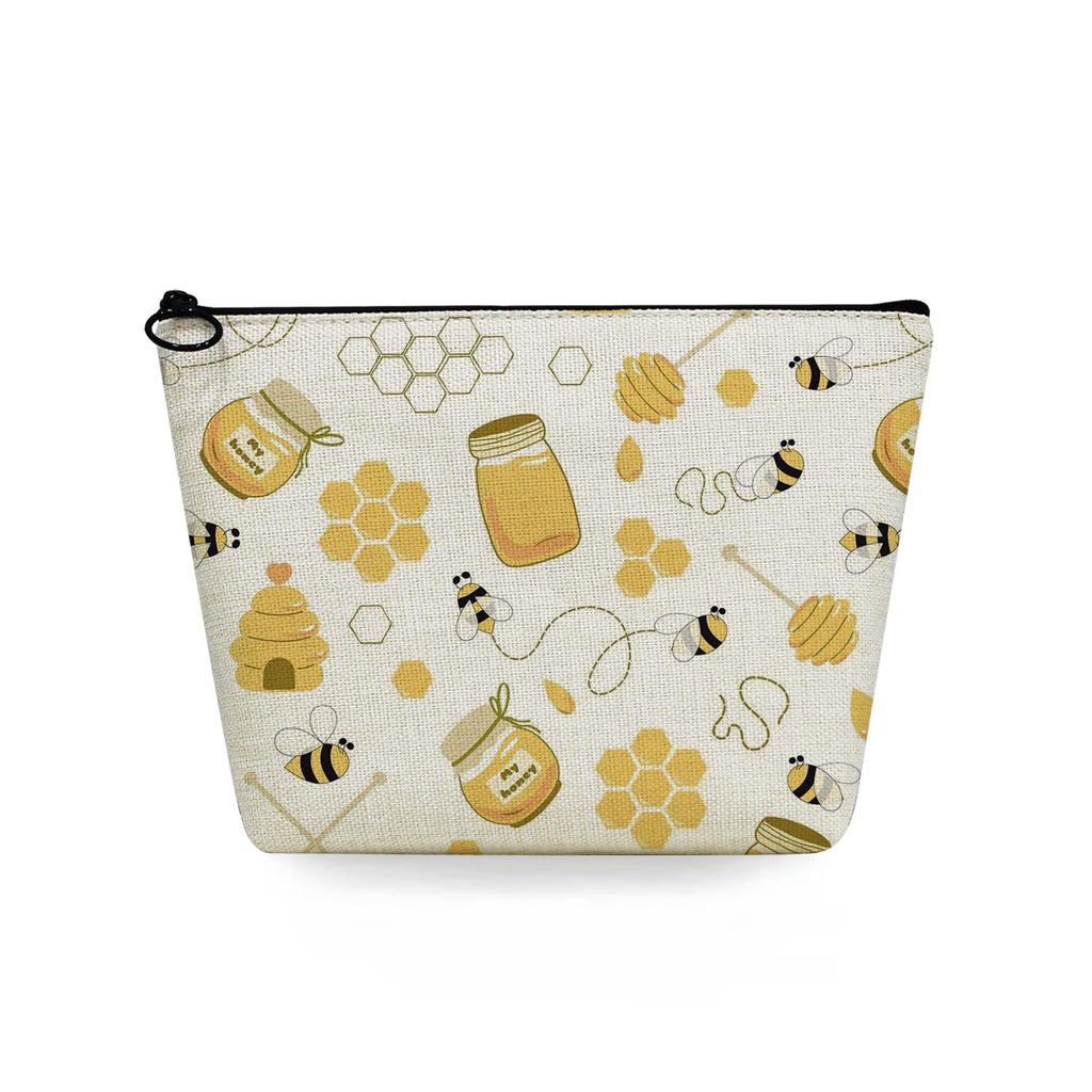 Women Seven-spotted ladybug Print Cosmetic Bag Toiletries Organize Travel Storage Case 6748