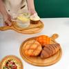 Round Wooden Pizza Paddle Durable Pizza Making Peel Practical Pizza  Baking Tray  Kitchen Tools