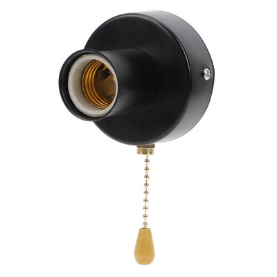  Ceiling Bedside Light Switch Wire The Lamp Holder with Pull Chain Stainless Steel Pullswitch