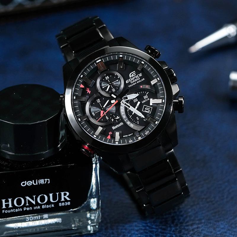 Casio Men EDIFICE Black Watch EQB-501YDC-1AMPRD