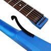 Anygig Portable Travel Electric Guitar, 82cm, 1.6kg, Blue, 25.5" Full-Scale, Right-Handed, with Gig Bag