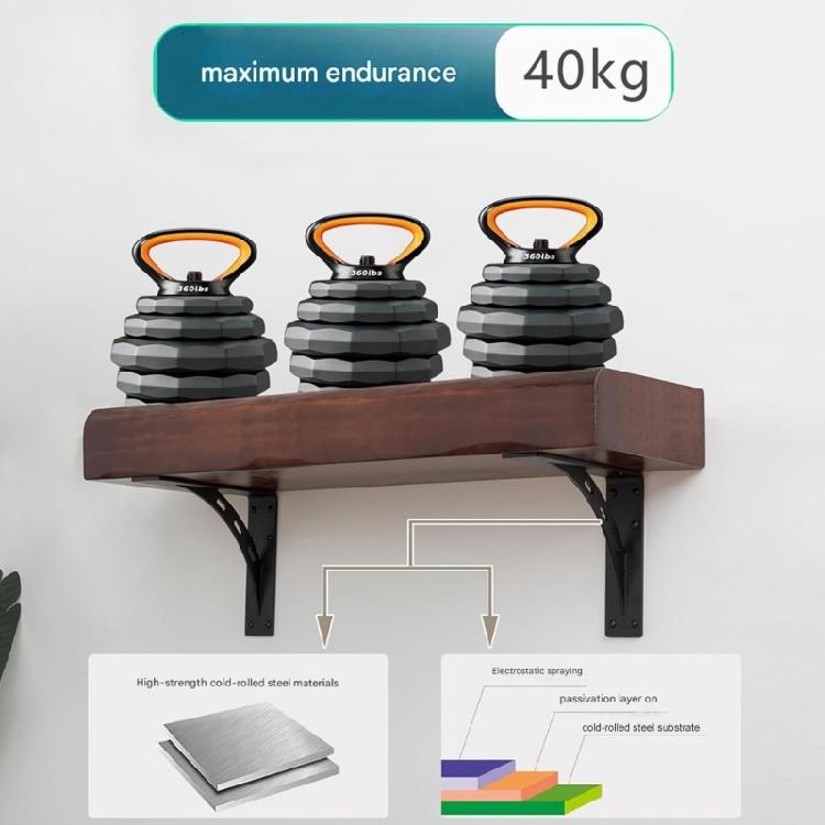 4pcs Carbon Steel Wall Shelves 6 Inch Narrow Profile Large Capacity Designs For Small Space Apartments
