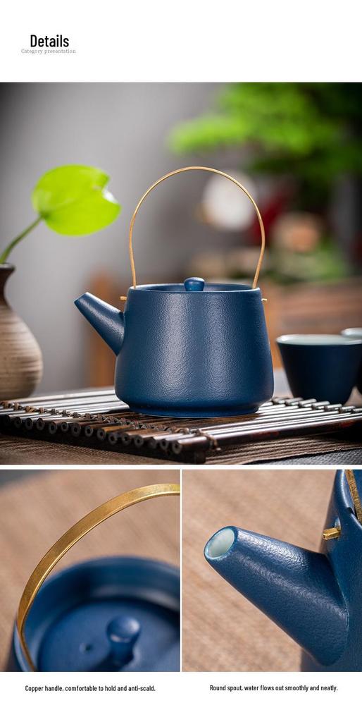 Elegant Ceramic Kung Fu Tea Set for Weddings and Corporate Gifts