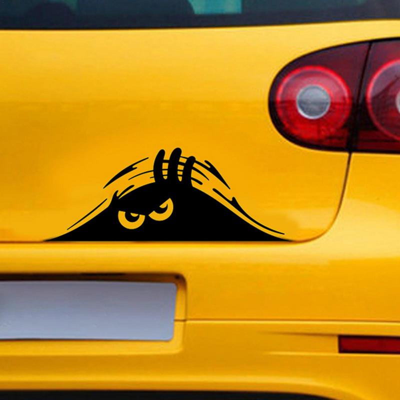 Bilklistremerke Kreativt morsomt vinyldekal-klistremerke Trim Vanntett bildekorasjonstilbehør 3D Car Creative-klistremerke