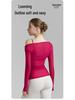 Autumn Yoga Set: Women's High-End Lycra Mesh Two-Piece with No-Show Seams