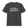 Team Bride T Shirt Squad to be Bachelorette Party for women oversized tee plus size Hen do vintage Washed Breathable