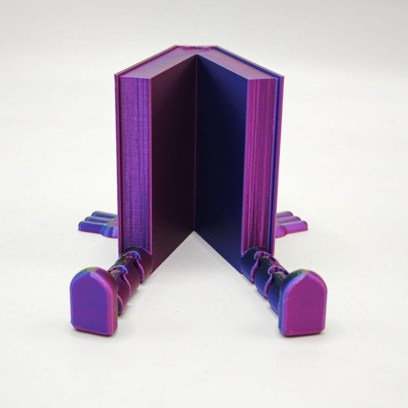 

Movable Joint Book Companion With Articulated Legs 3D Print Bookshelf Table Decoration Home Ornament Fidget Toy Novelty Gifts