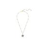 Swarovski Idyllia Starfish Pendant Imitation Crystal Gold-Toned Imitation Pearl Necklace Unisex Necklace 5684116