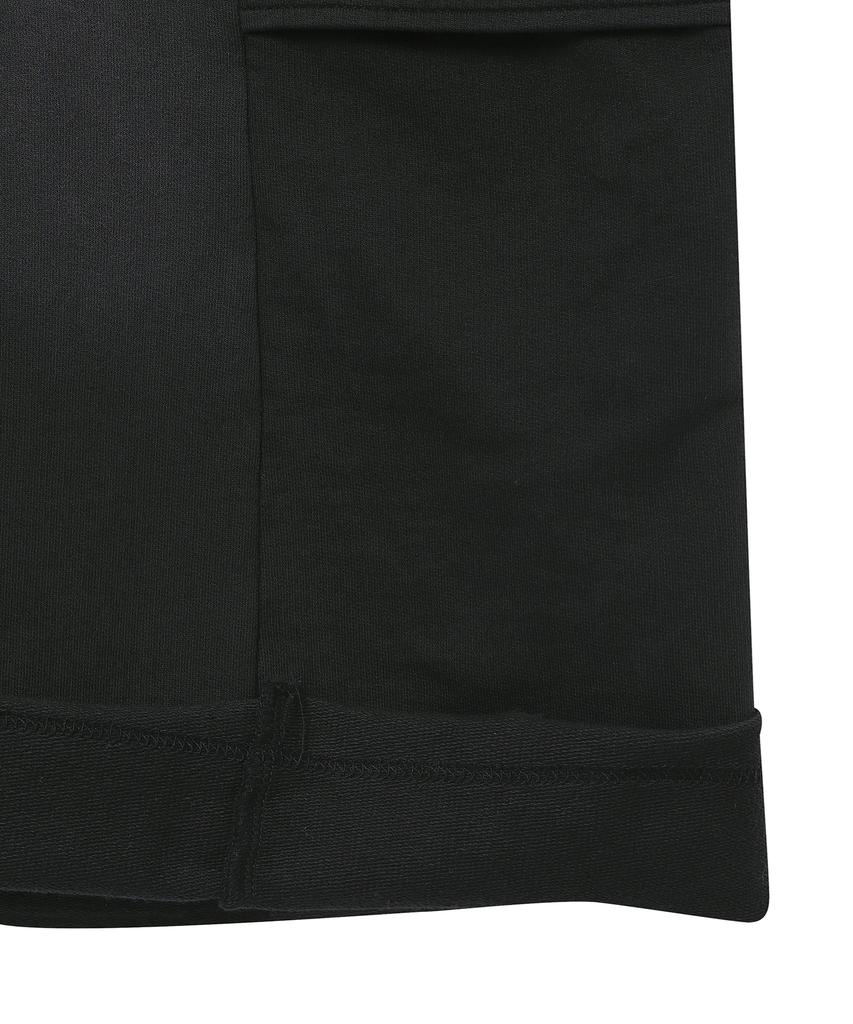 Syupeodeulai Women'S Washed Bermuda Sweatpants Black Sdflrcq48Blk