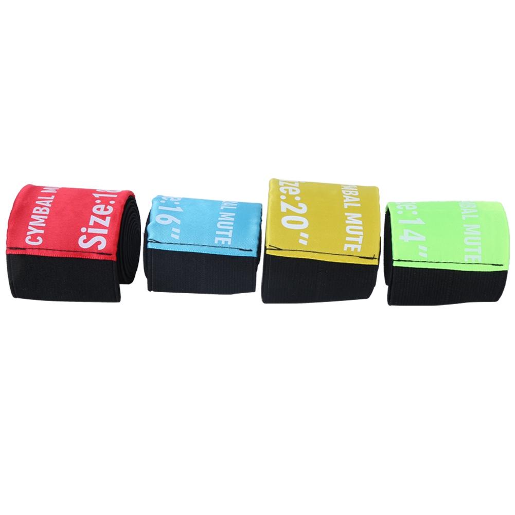 

4Pcs Cymbal Silencer Hi Hat Mute Dampener Pad Percussion Instrument Accessories 14 16 18 20in