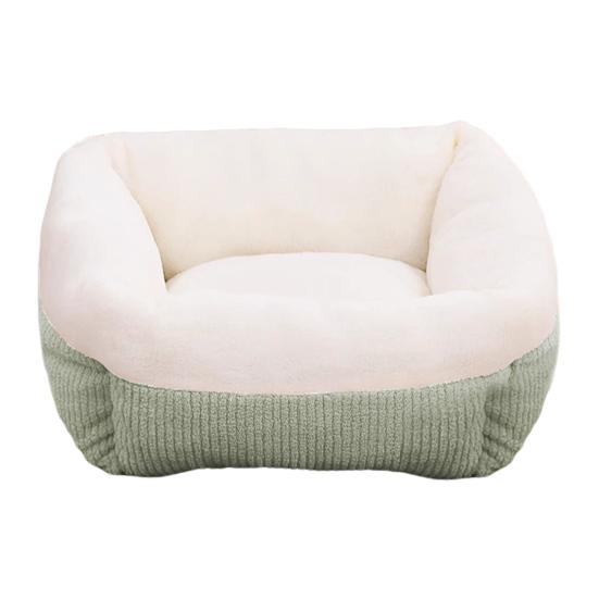 Orthopädisches Hunde-Sofa-Bett Flauschiges Katzen-Beruhigungsbett mit erhöhten Polstern Rutschfester Boden Waschbar Warmes Haustier-Kuschelbett für kleine mittelgroße Hunde Katzen