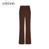 Edition Women's Wool Blend Back-Slit Flared Trousers