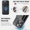 Odpinany na zamek magnetyczny skórzany portfel etui z podstawką na telefon dla iPhone 17 Air 16 15 Plus 13 12 Pro Max Samsung S25 S24 S23 Ultra Google Pokrowiec z przegródką na karty