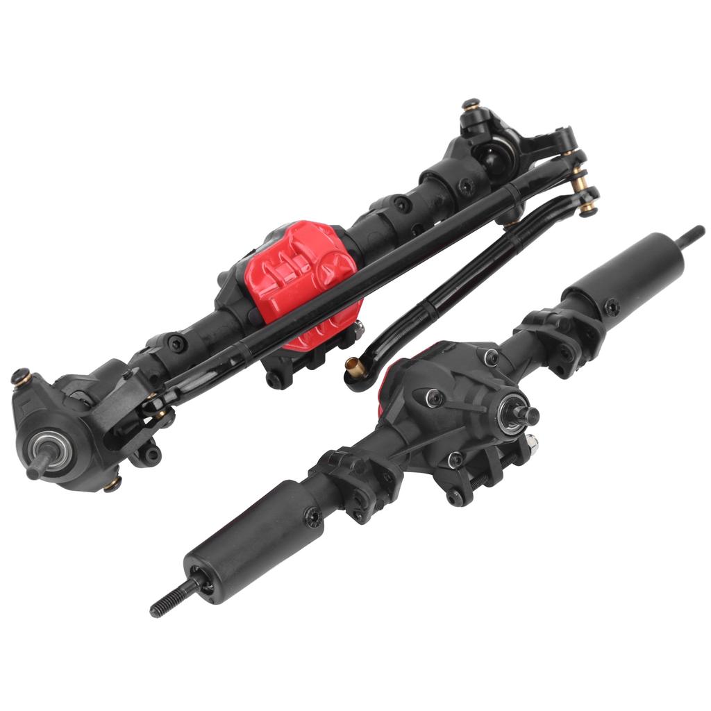 Gear Front and Rear Axle with 2 Transimission Shaft for SCX10 I SCX10 II 1 10 RC Car