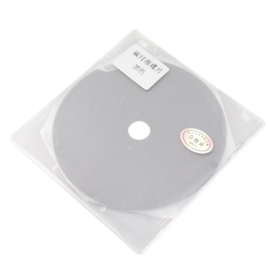 CD DVD Stabilizer Carbon Fiber 0.2mm Tuning Mat Disc Stabilizer for Top Tray Player