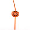 Bendable Halloween 20pcs Plastic Straws Pumpkin And Vampire Party Supplies
