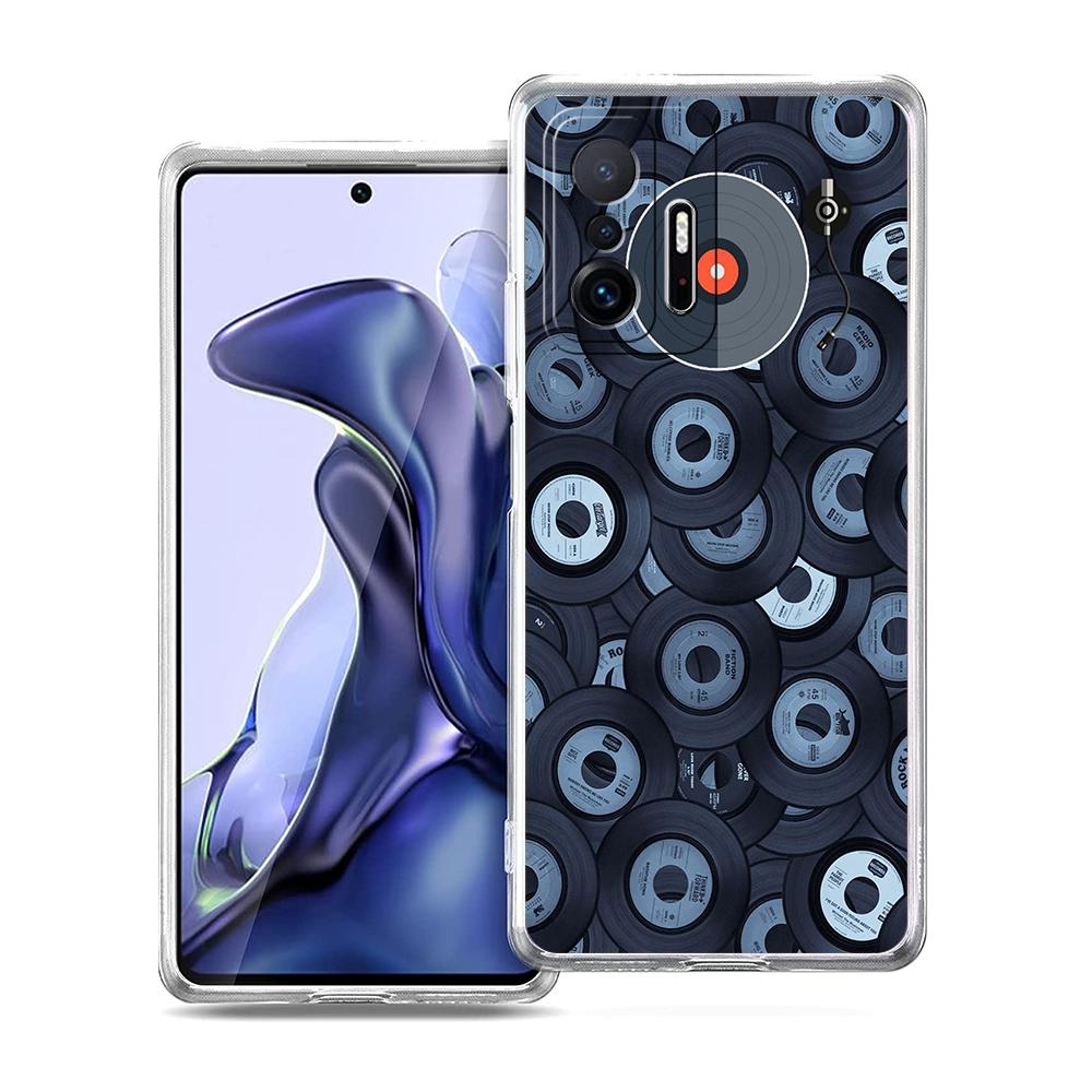 Transparent Phone Case for Xiaomi Mi 14 13 12 11 Ultra 13T 12T 11T Poco X3 NFC F3 F6 Pro Lite 5G Soft TPU Shell DDJ DJ Music Bag