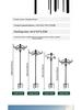 Outdoor Garden Decoration Shepherd Hook - New Iron Art Metal Craft