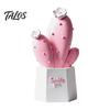 Durable Resin Home Decor Cactus Figurines Ornament, Desktop Decor, Multi-size Set Geometric Planters Ornament for Office