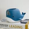 ZEKKLE Holder Whale Pencil Cup,Cell Phone Stand Cute Resin Creative Holder,Student New Year Desk Pencil Organizer Desk Holder Desk Organizers and