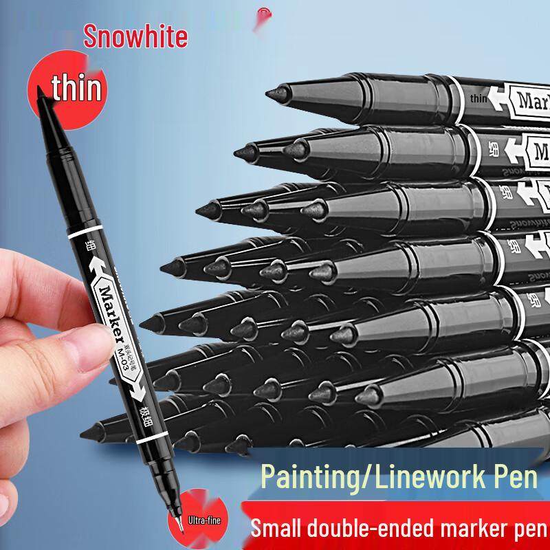 Snowhite Permanent Marker Pens