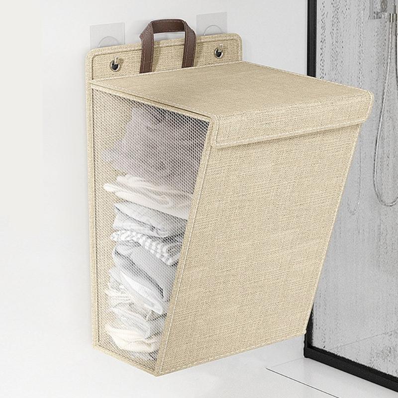 Practical Cloth Storage Bag Convenient and Soft Hangings Storage Hampers Handy Container for Bedroom and Laundry Room