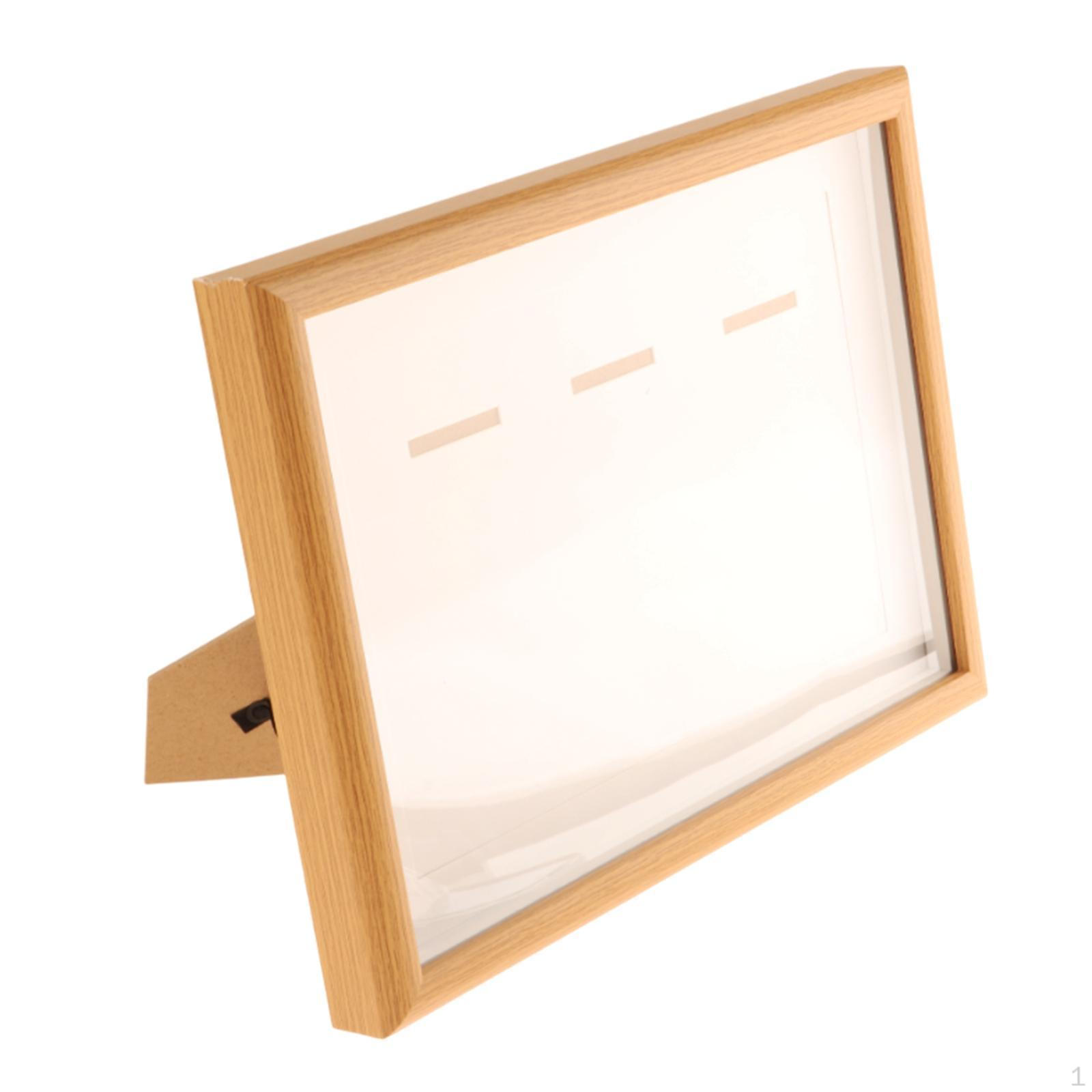 

Дисплей для медалей Shadow Box Frame Case Універсальний настільний декор, дерев яна фотографія для Wood Color A4