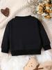 European Size Unique and Innovative Printed Pattern, Comfortable and Simple Spring and Autumn Baby Thin Versatile Round Neck Hoodie for Baby unisexs