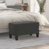 Day and Night - Day and Night Dark Gray Microfiber Fabric Bench 70x35x41 Cm