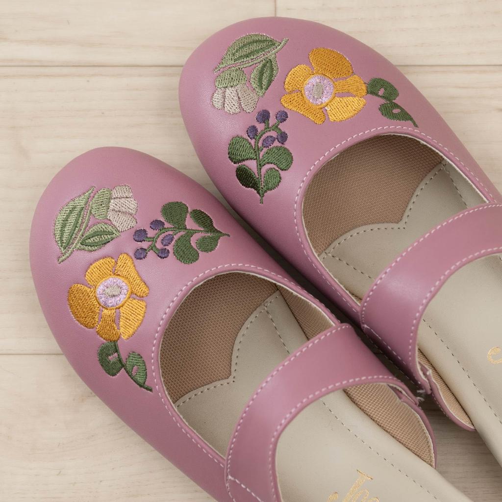 Hokomomora Mantecard Outdoor Size M Floral Stylish and Senko 49079 Sandals, (Approx. 22.5-23cm), Pink, Print, Cute,
