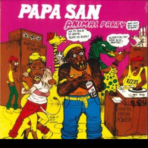 

LP Record PAPA SAN - Animal Party PRPLP056 Patate 1986 France Reggae, Ska & Dub