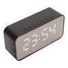 Wireless   Speaker Stereo Sound Noise Cancelling Temperature Display Voice Broadcast FM Radio Mirror Alarm Clock
