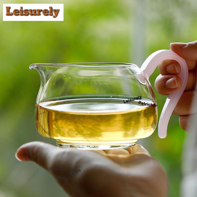 Glass Tea Pitcher Divide Tea Tea-separating Cha Hai Dispenser Household Justice Cup Puer Fair Mug Tableware Accessories Supplies