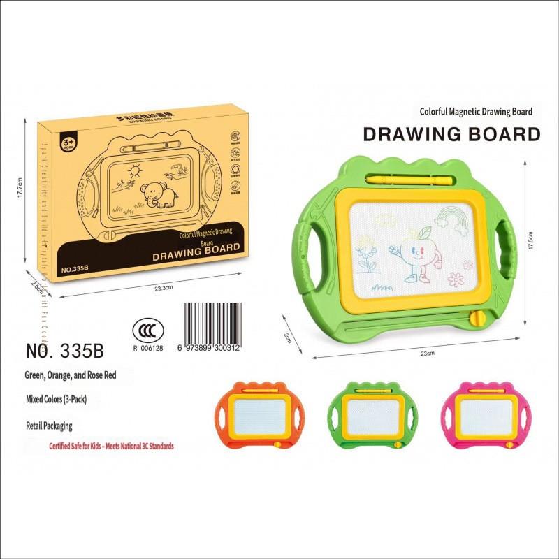 Children Double-Sided Magnetic Color Large Drawing Board Toy Early Learning Toy Education Cute Cartoon Magnet Toy