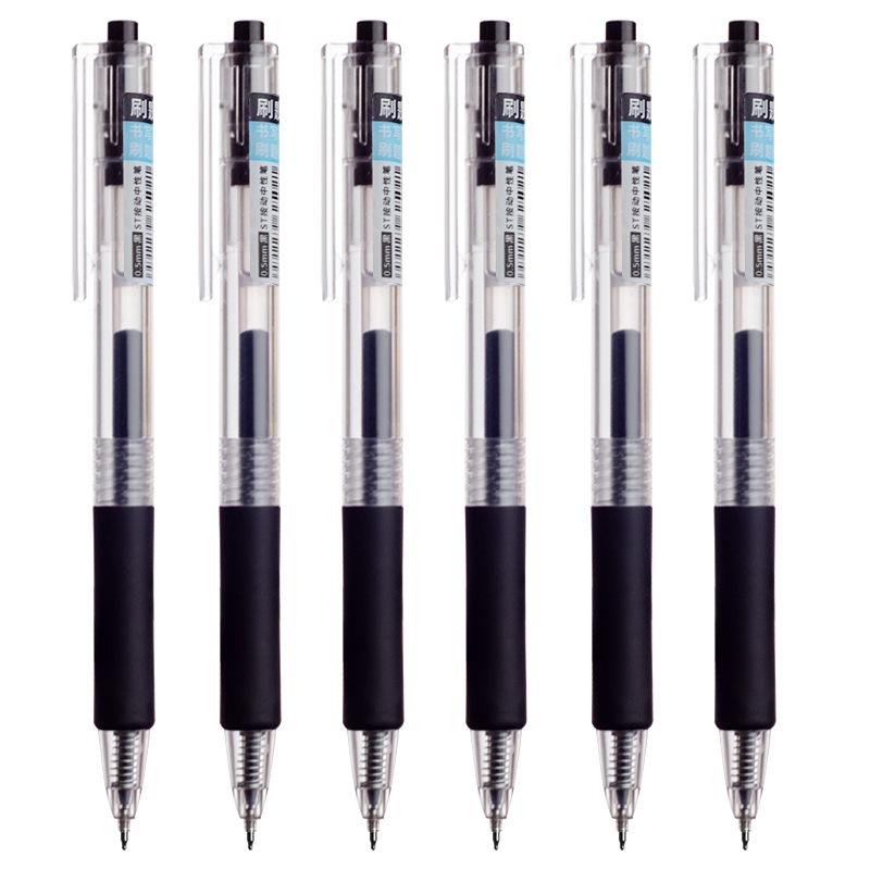 Press Pen Gel Pen 0,5 mm Rot Blau Schwarz Nachfüllung Nadelspitze Signature Pen Scrapbook Schule Büro Schreibwaren
