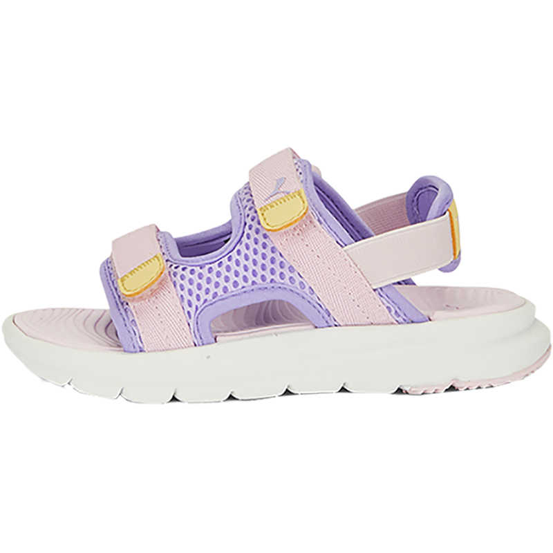 Puma Evolve Sandal Little Kid Vivid Violet Pearl Pink Kids Sneakers Purple Light-Straw 389147-05