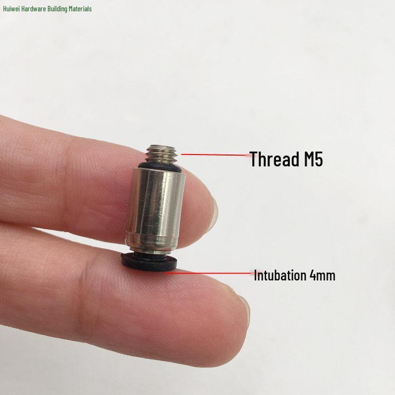 Pneumatic Mini Push-in Connector Set: PC4/6-M5, POC3-M5/4-M6, PL4-M3 Elbow