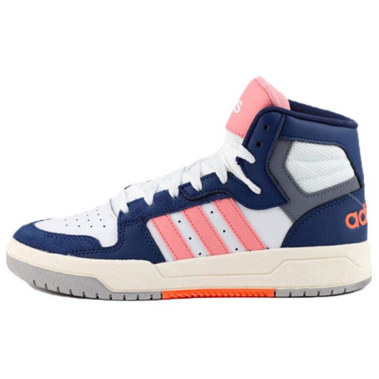 adidas Neo Entrap Mid Bequeme High-Top Skateschuhe Damen Sneaker Blau Rosa EH1451