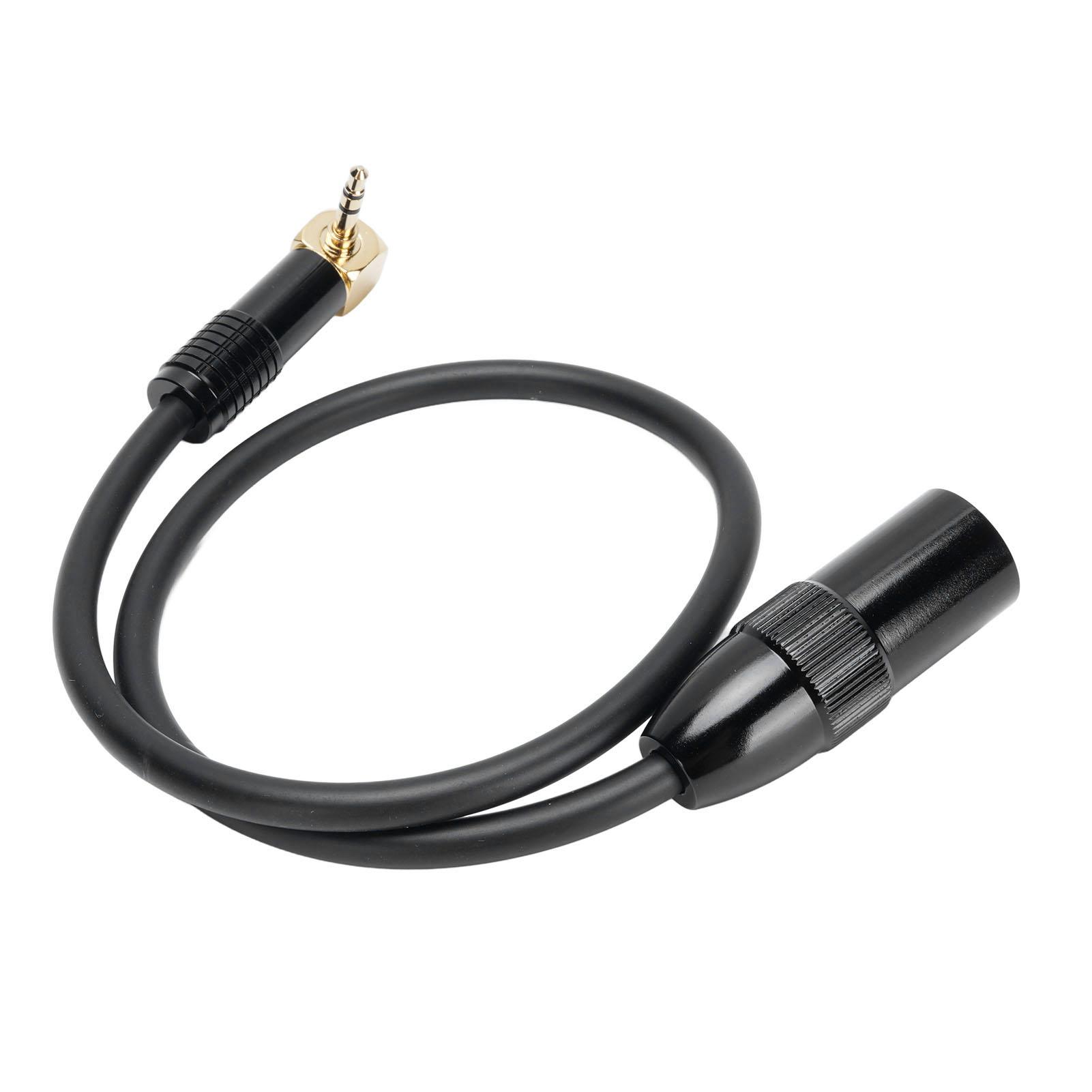 

Right Angle 3.5mm to XLR Stereo Sound Cable 0.5M Male to XLR Male Microphone Cable for Phone Tablet Laptop